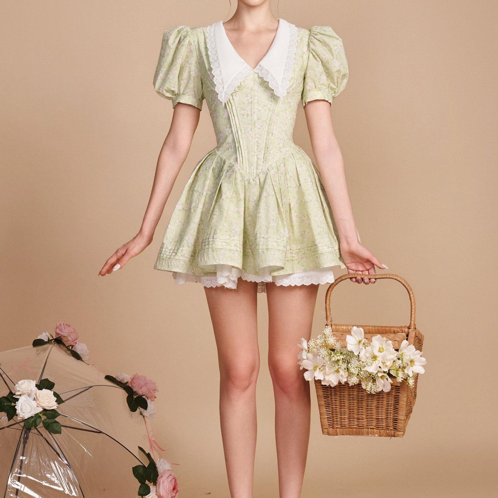 Mon V-Neck Mini Dress - MEAN BLVD