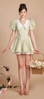 Mon V-Neck Mini Dress - MEAN BLVD