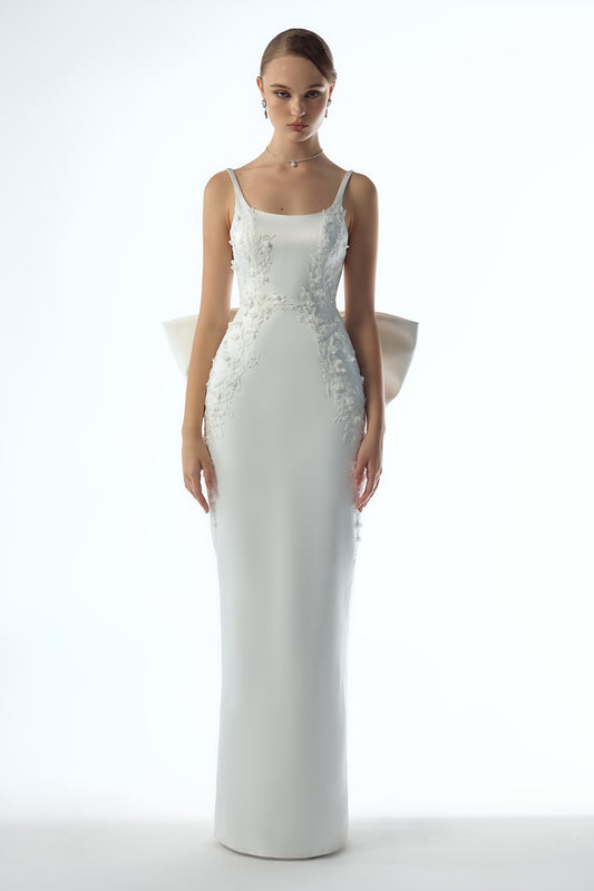 Monaco Ribbon Maxi Dress - MEAN BLVD