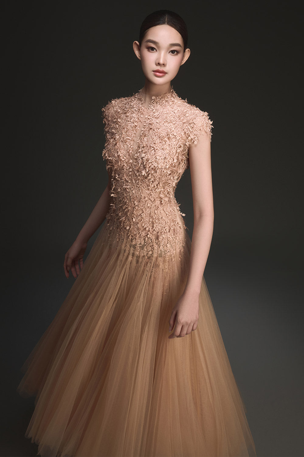 Mint Ombre Lace Midi Dress