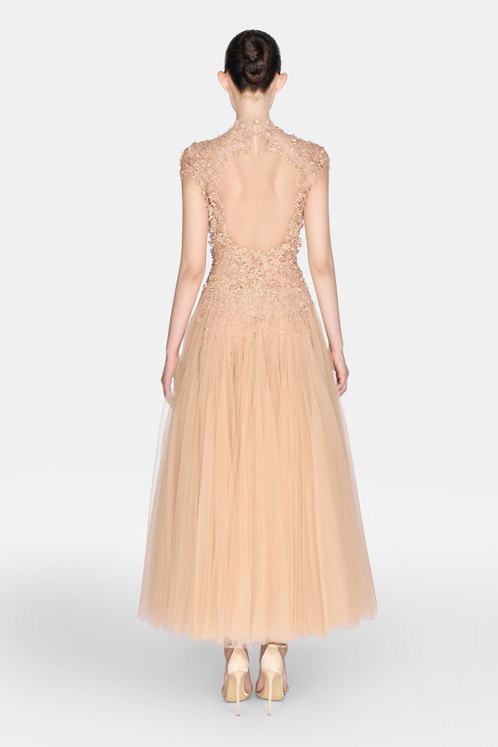 Mint Ombre Lace Midi Dress