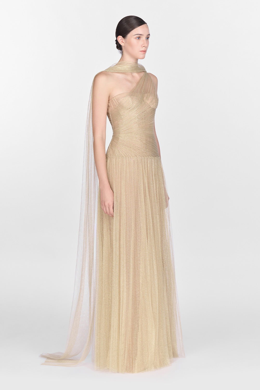 Draped Maxi Dress