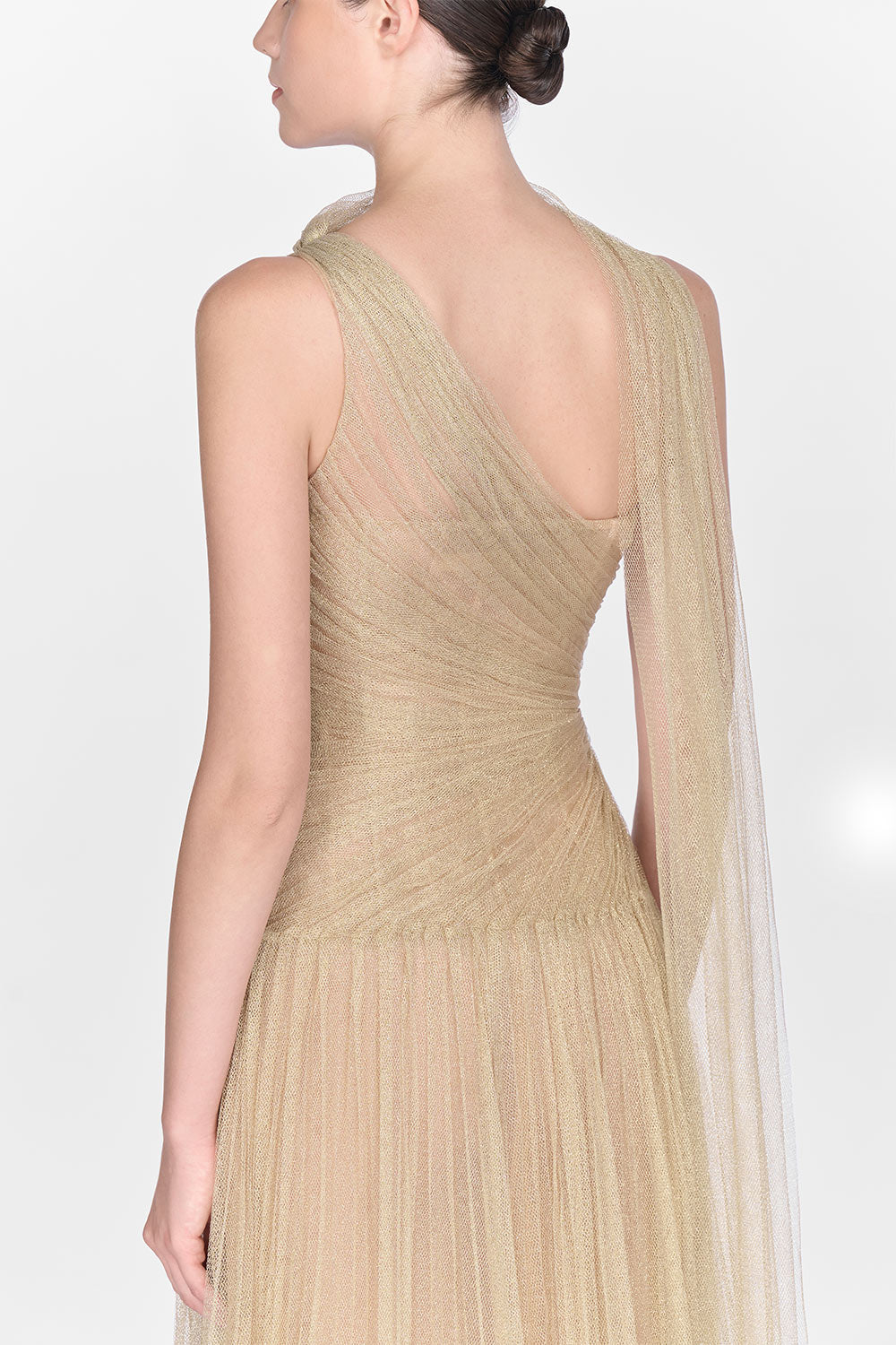 Draped Midi Dress