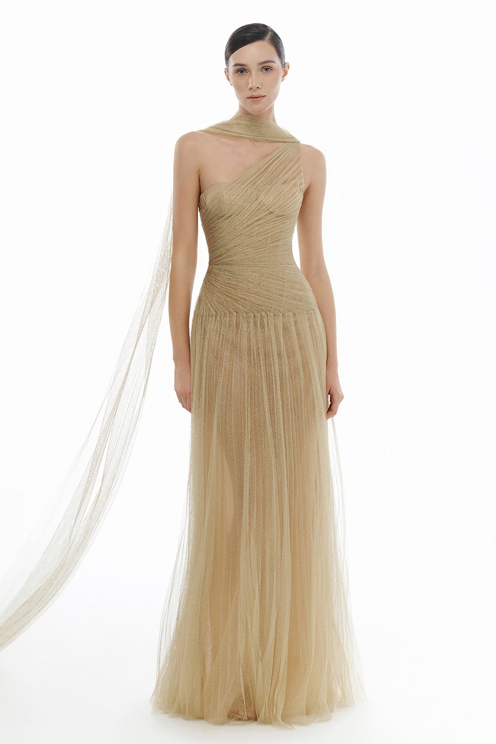 Draped Maxi Dress