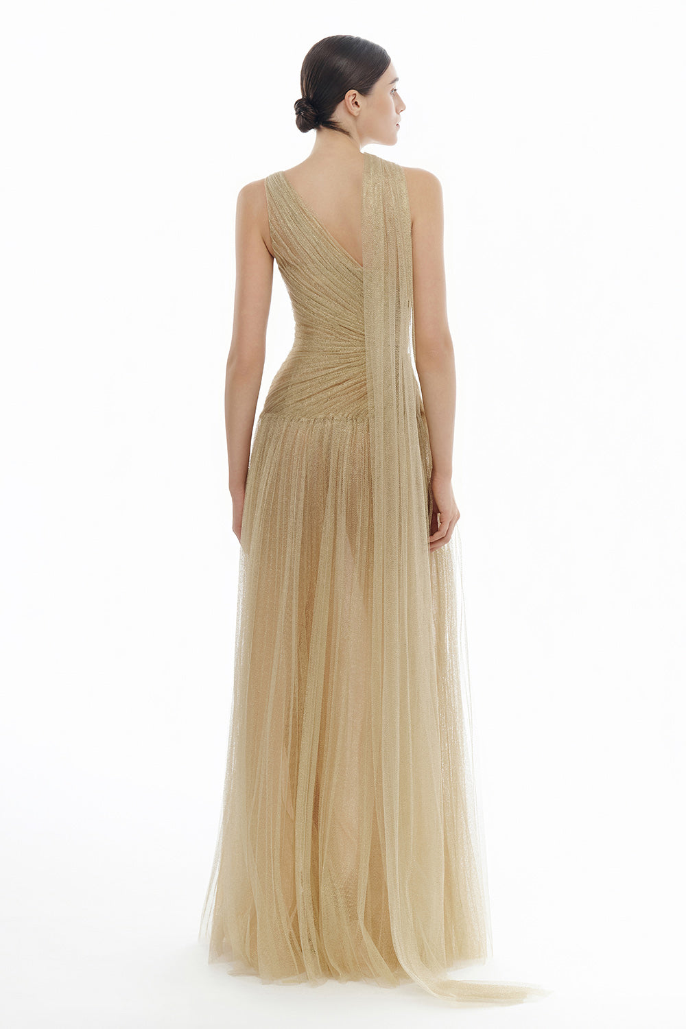 Draped Maxi Dress