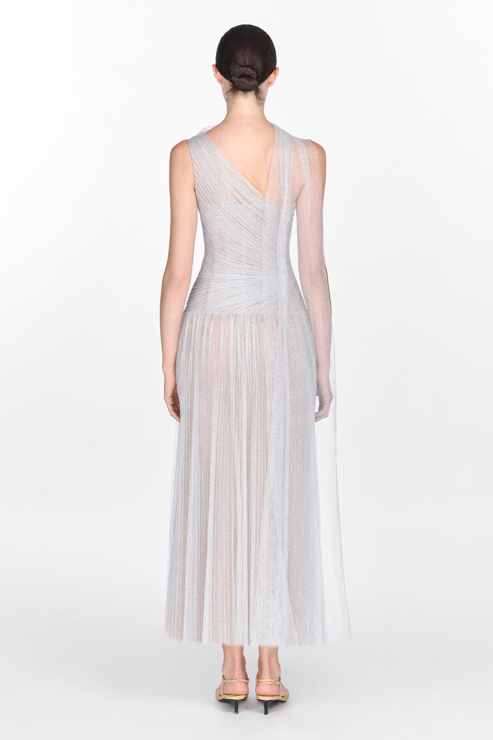 Draped Midi Dress