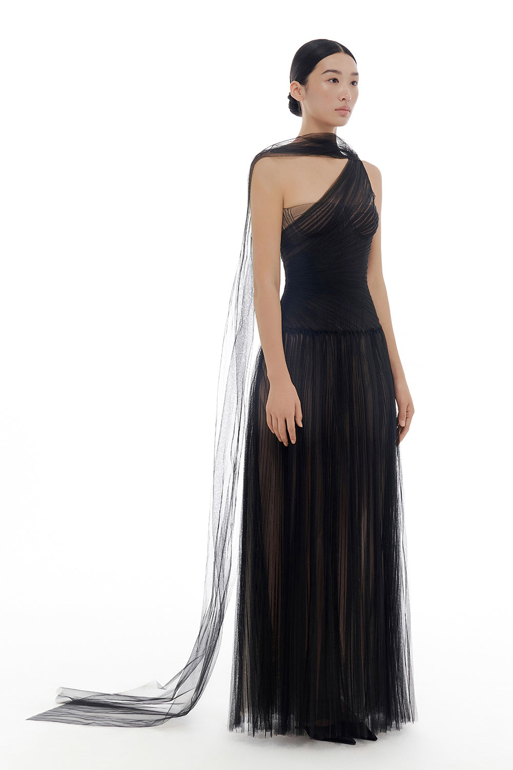 Draped Maxi Dress
