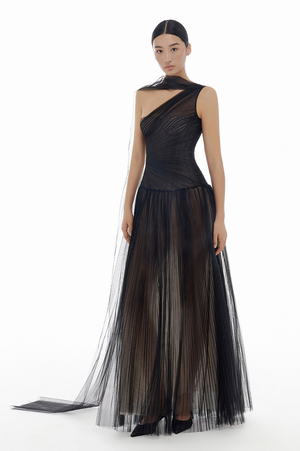 Draped Maxi Dress