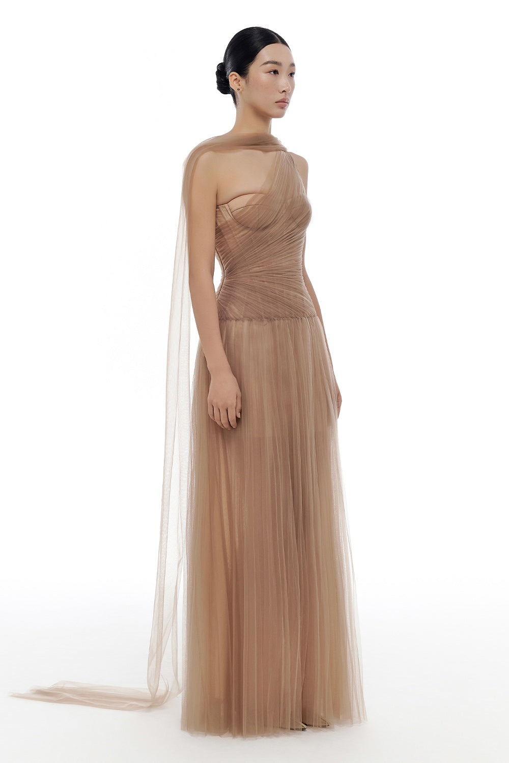 Draped Maxi Dress