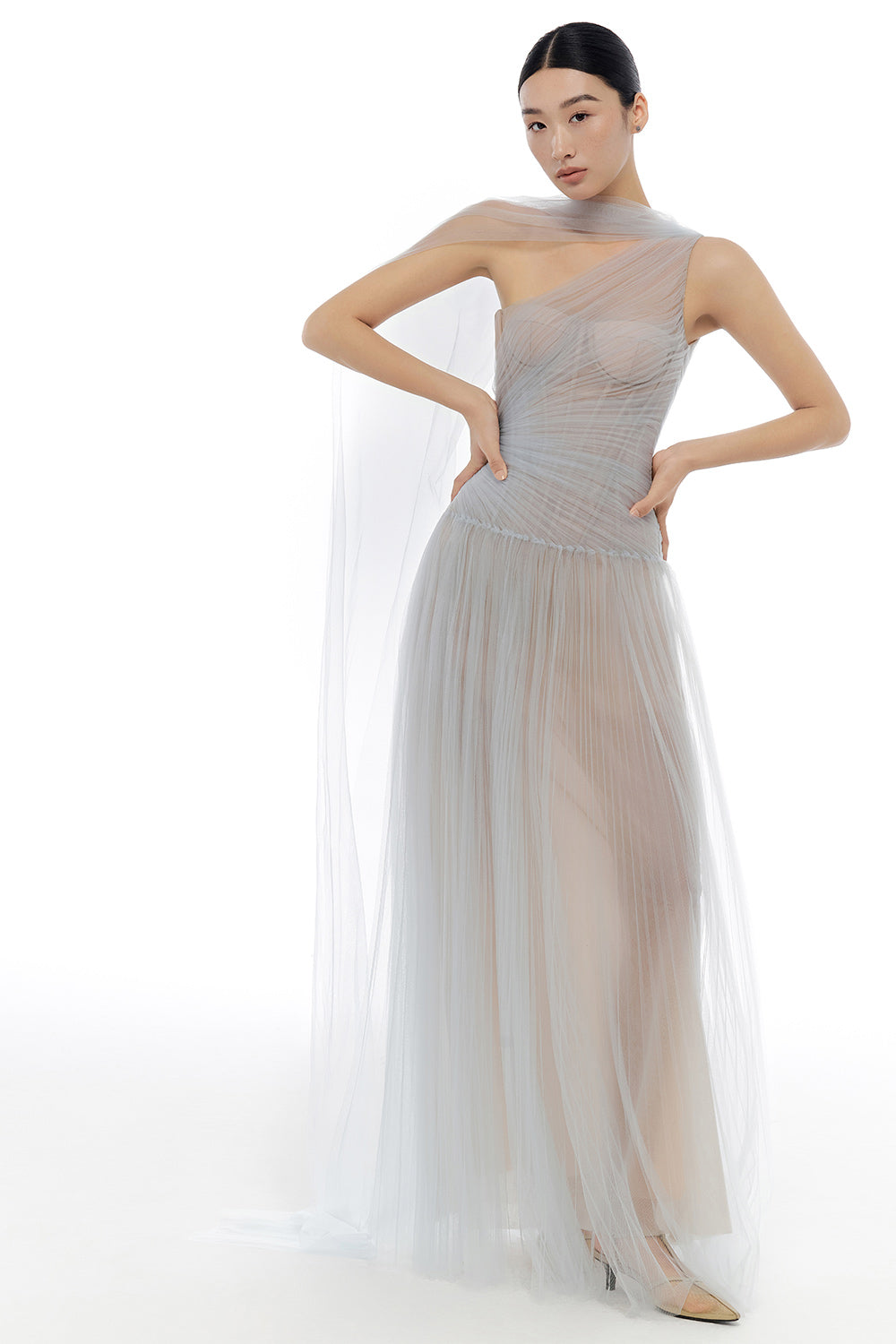 Draped Maxi Dress