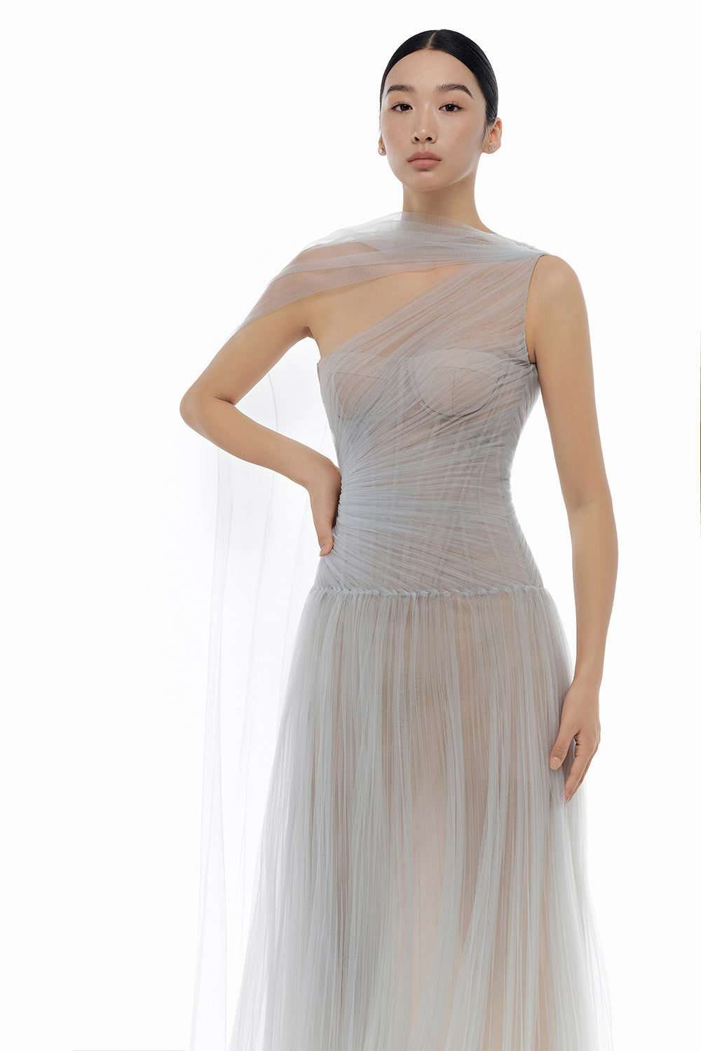 Draped Maxi Dress