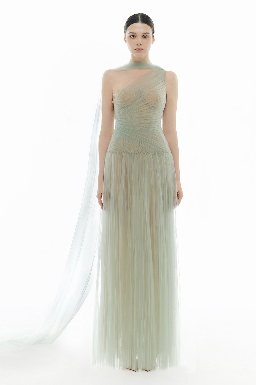Draped Maxi Dress