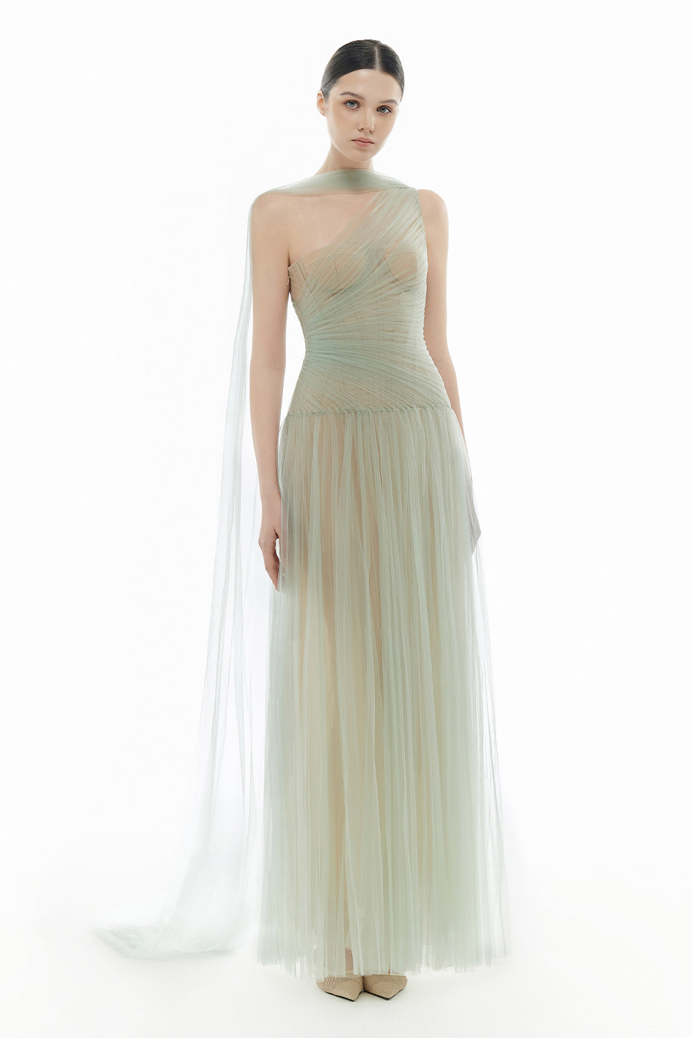 Draped Maxi Dress