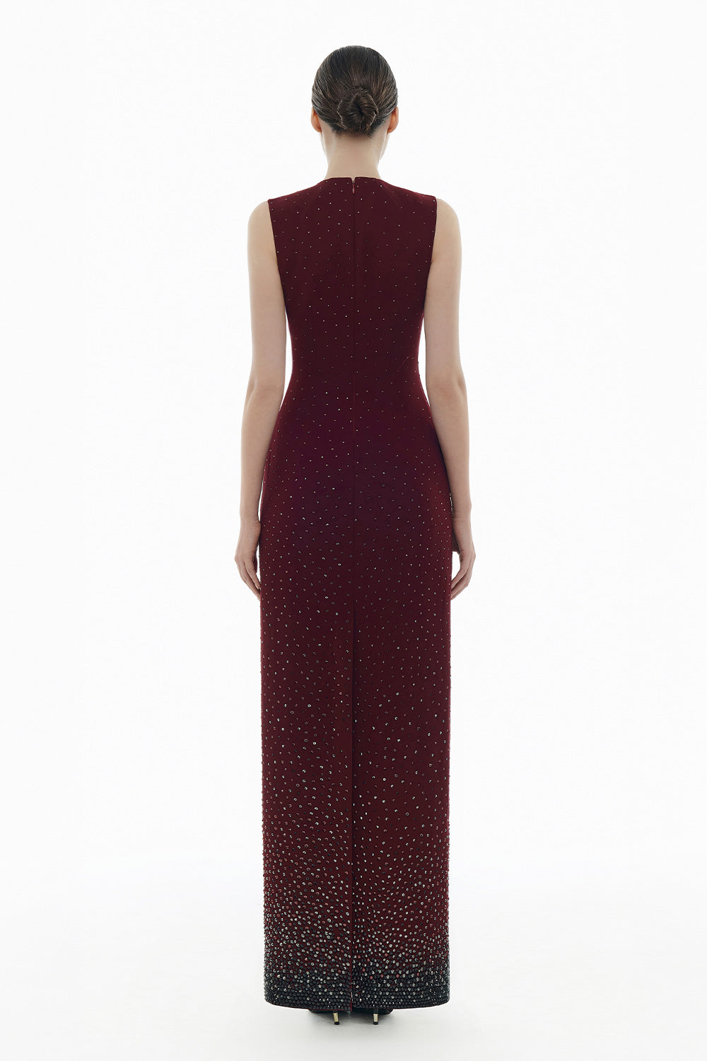 Crystal Beaded Maxi Dress