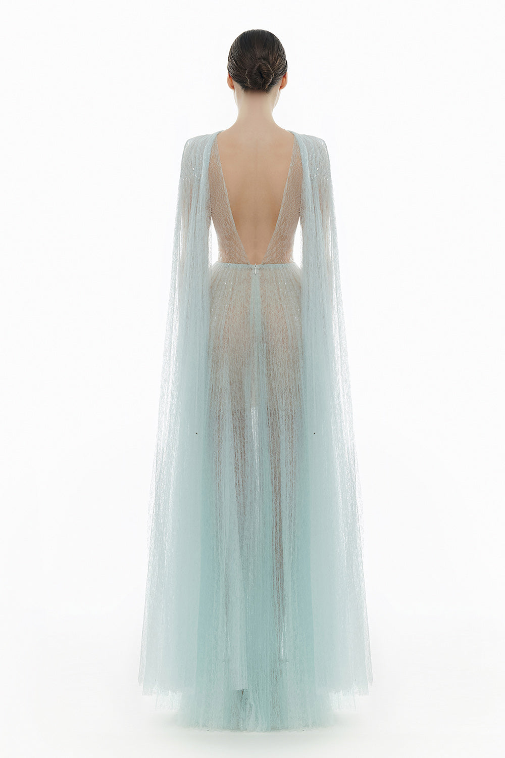 Smocked Lace Maxi Dress