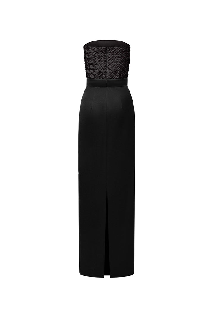 Morgan Straight Across Neck Crochet Maxi Dress - MEAN BLVD