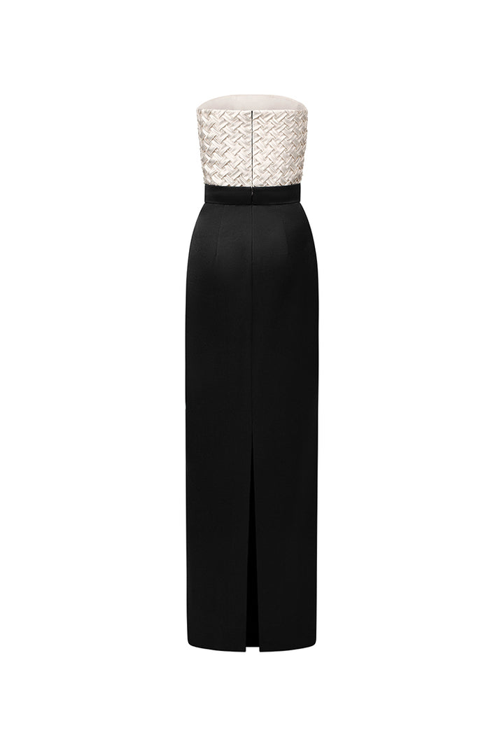 Morgan Straight Across Neck Crochet Maxi Dress - MEAN BLVD