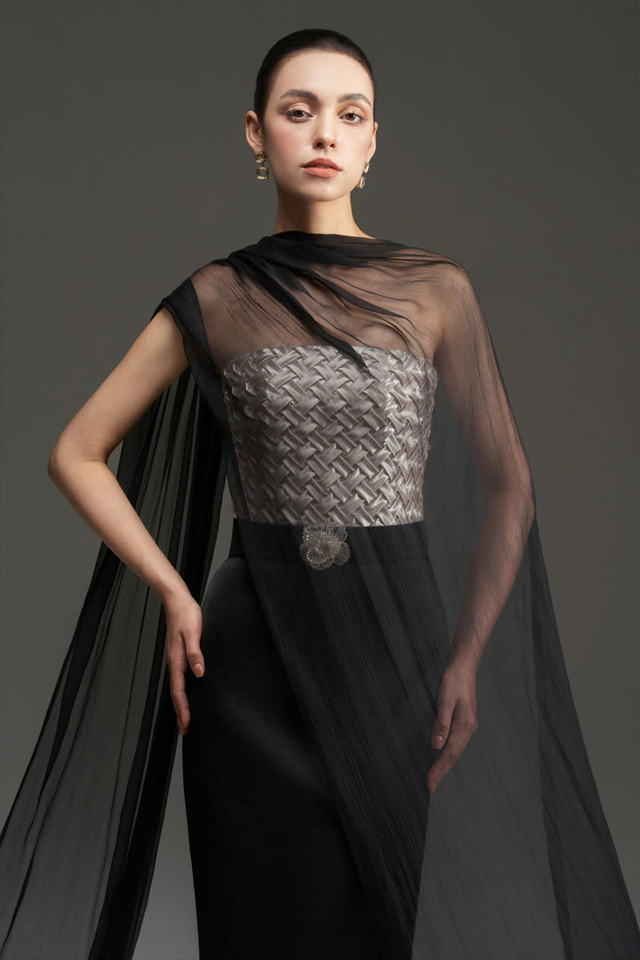 Morgan Straight Across Neck Crochet Maxi Dress - MEAN BLVD