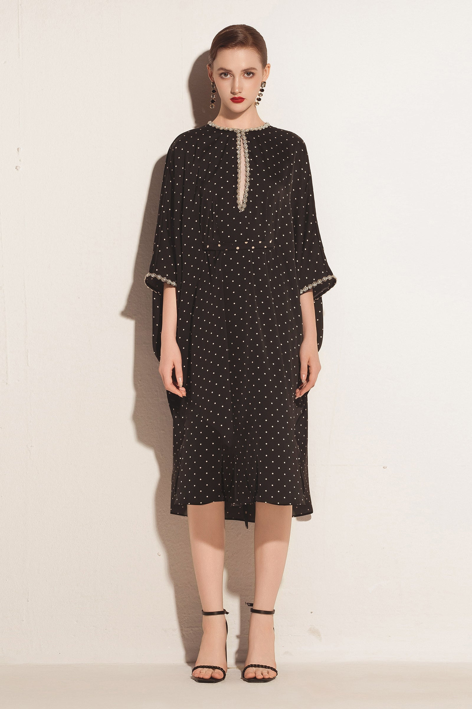 cocoon midi dress Women's Morienne Cocoon Midi Dress Black S/M/L/XL/XXL MEAN BLVD