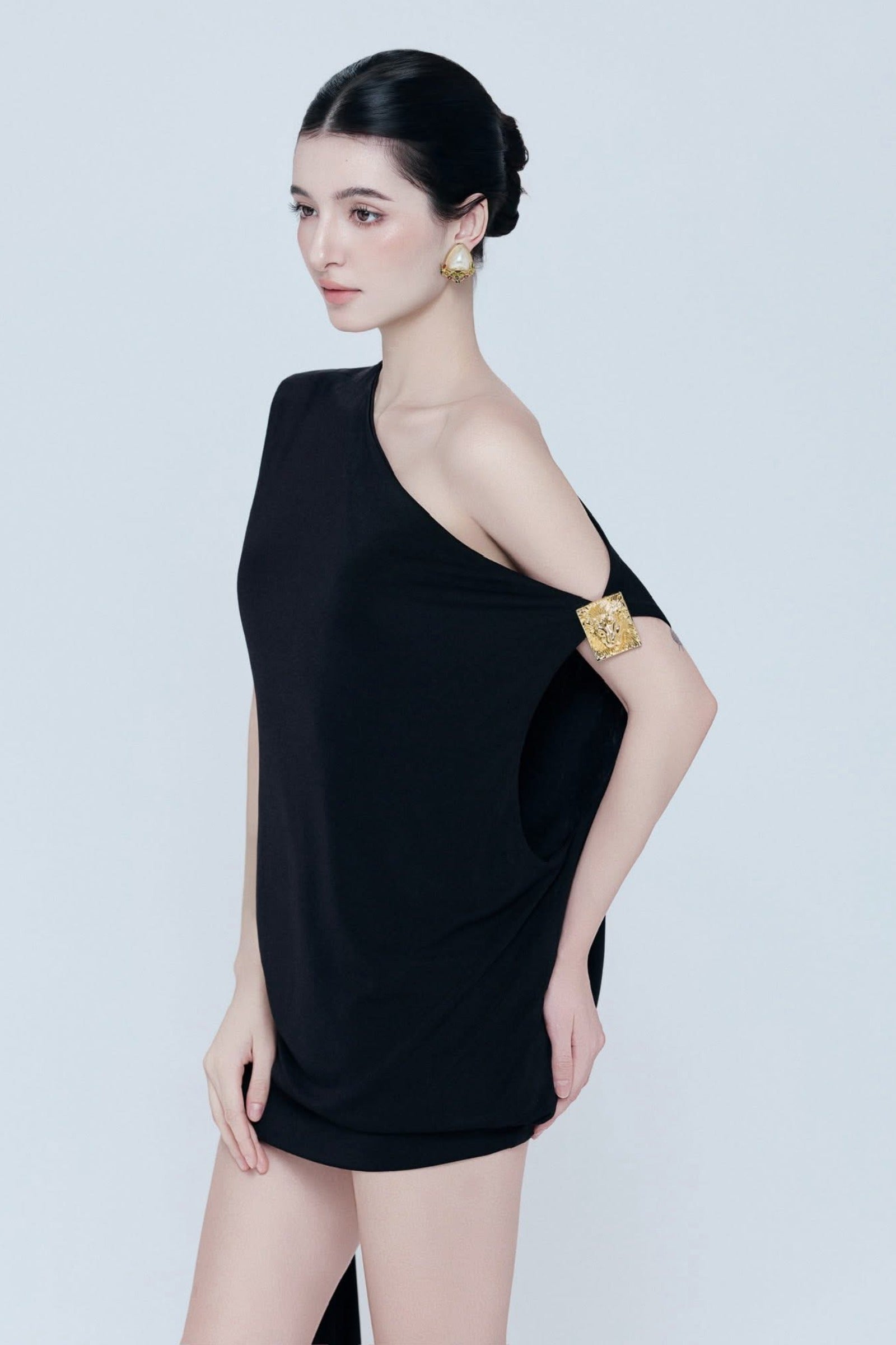 Mos One Shoulder Mini Dress
