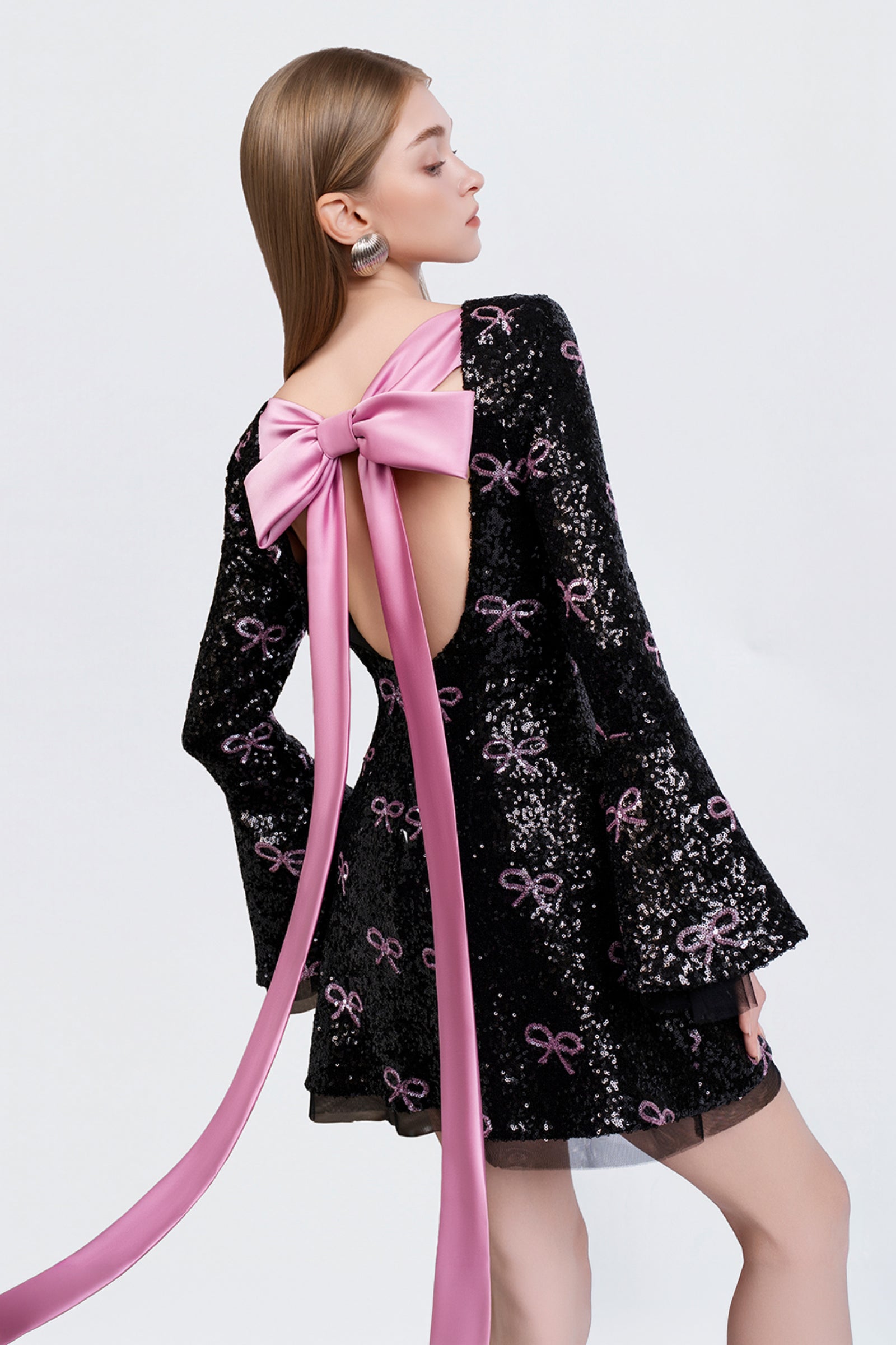 Moulin Ribbon Mini Dress