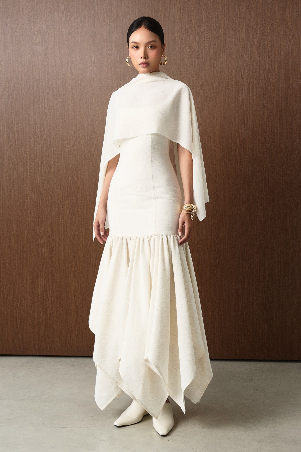 Mouvement Draped Maxi Dress - MEAN BLVD