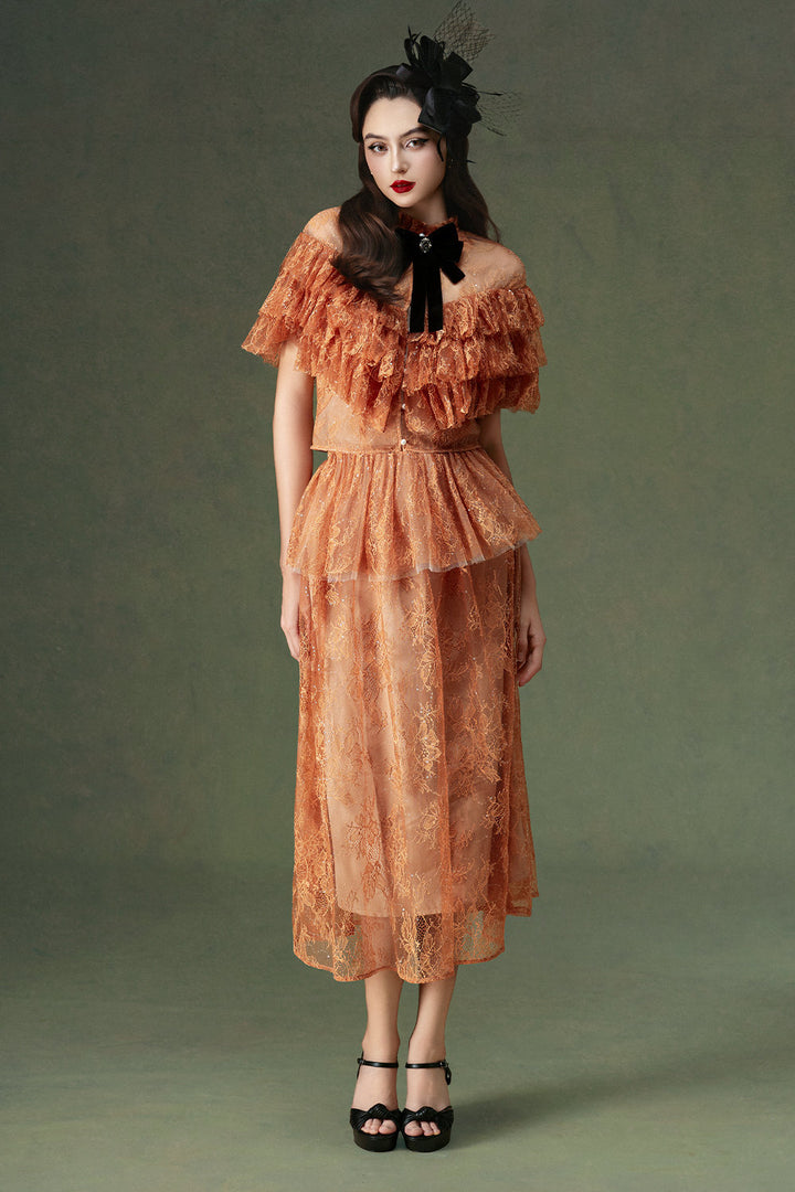 Muse A-line Gathering Skirt - MEAN BLVD