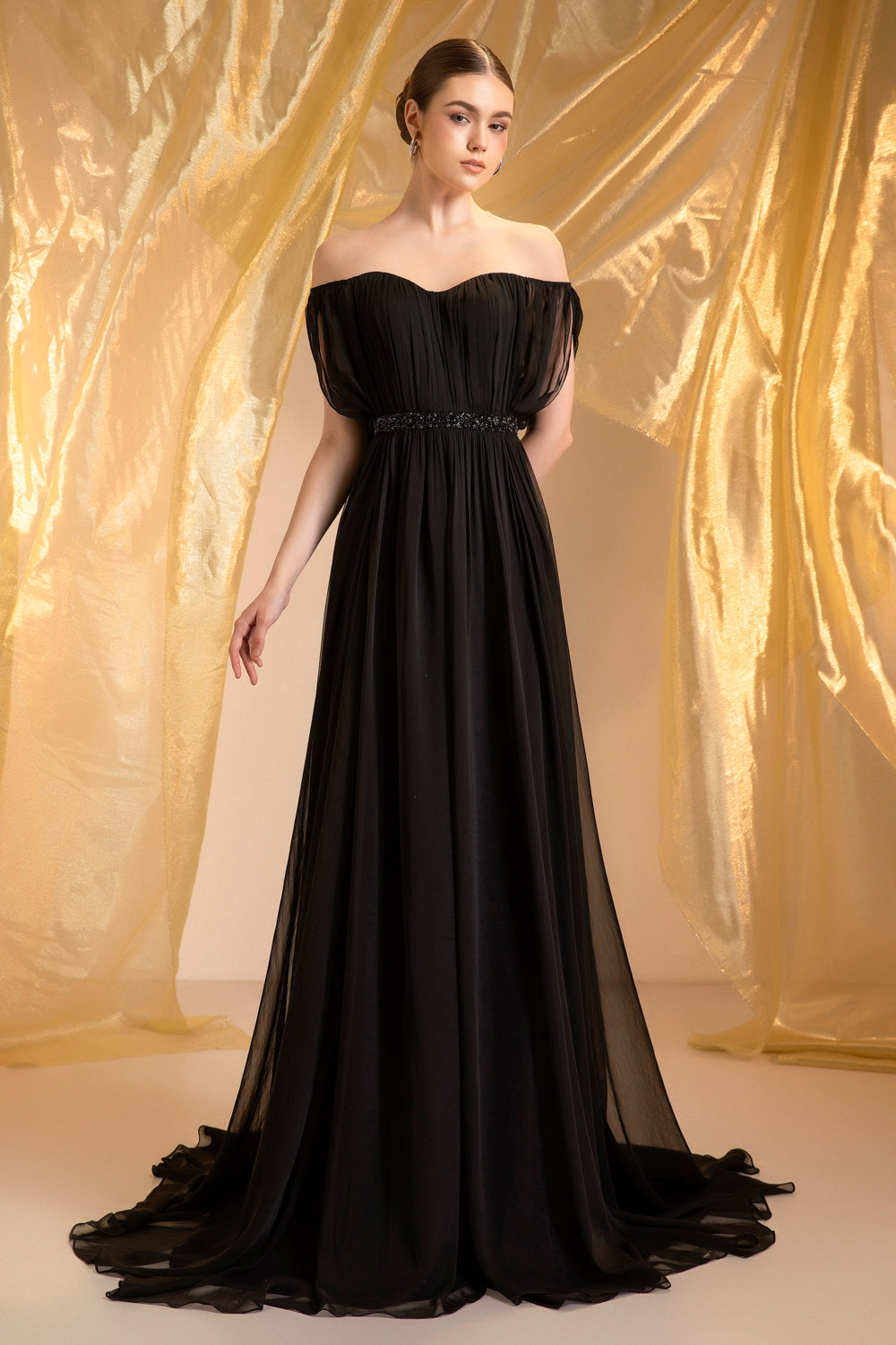 maxi illusion dress Jluxlabel Women's Midnight Illusion Maxi Gown - Black