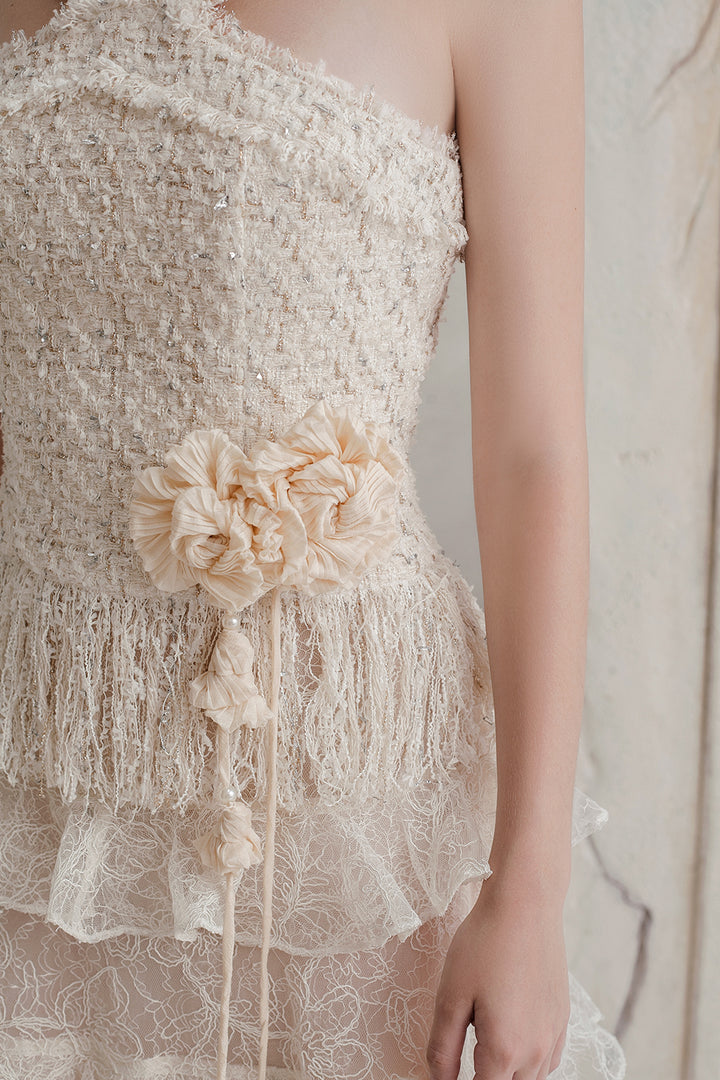 Myra A-line Ruffle Skirt - MEAN BLVD