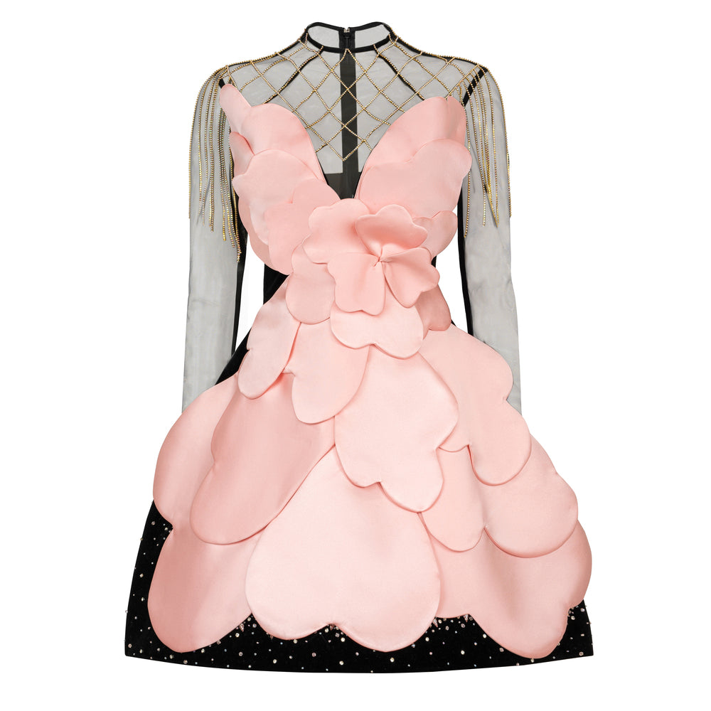 Freya Illusion Chain Mini Dress