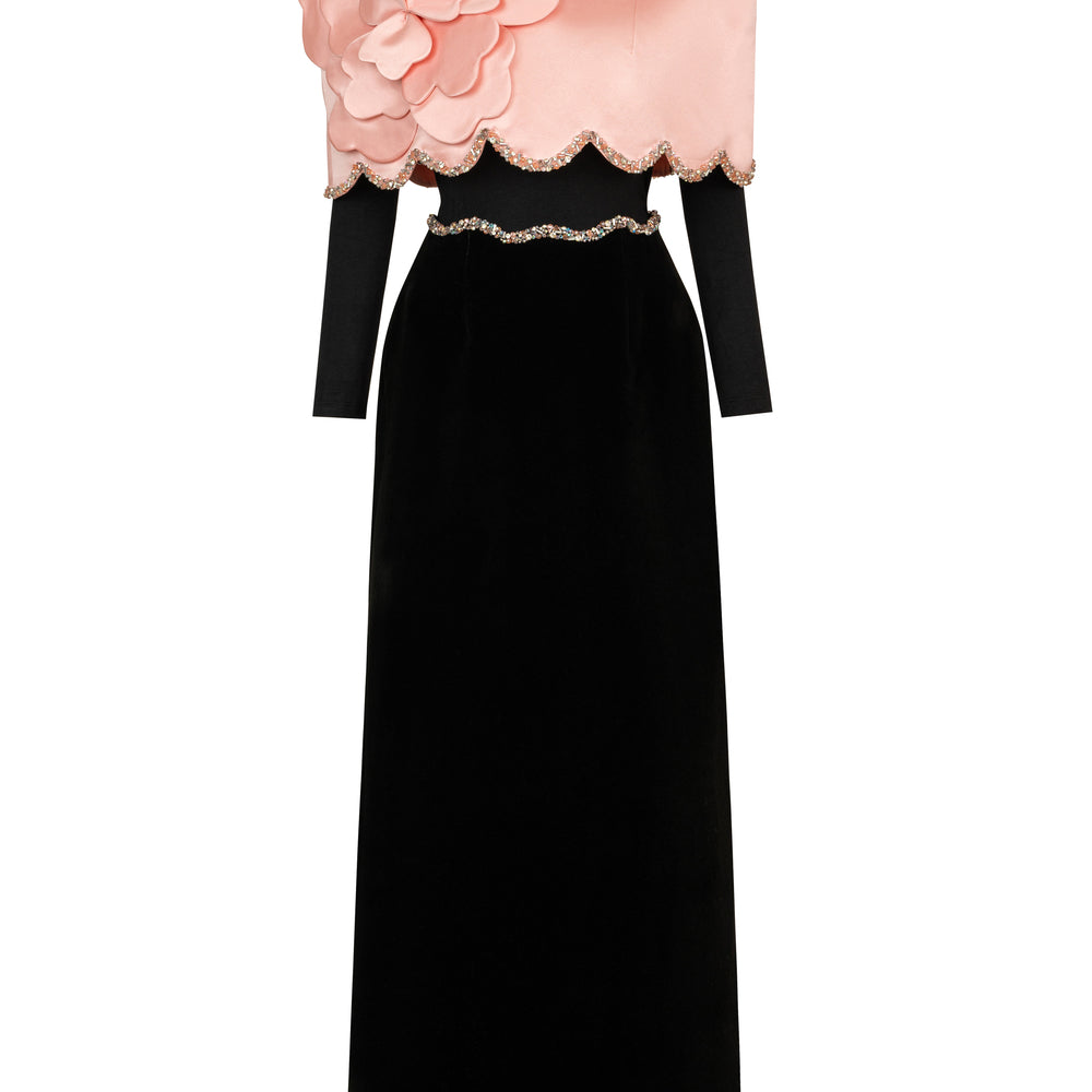 Odette High Neck Sequin Set