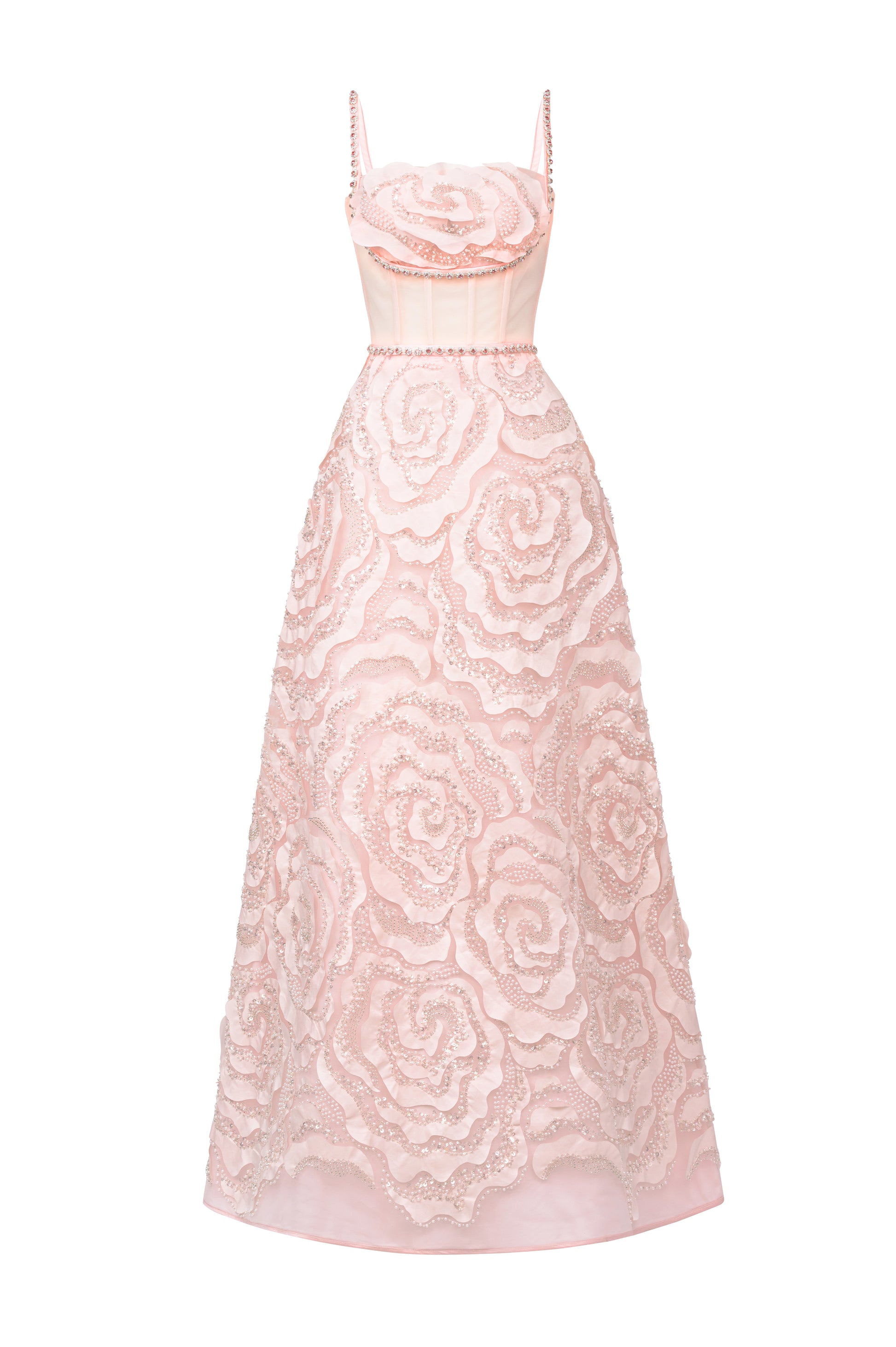 Women's Miracle A-line Bead Polyester Maxi Dress XXS/XS/S/M/L/XL/XXL/3XL/Customize Pale Pink MEAN BLVD Women's Miracle A-line Bead Polyester Maxi Dress XXS/XS/S/M/L/XL/XXL/3XL/Customize Pale Pink MEAN BLVD