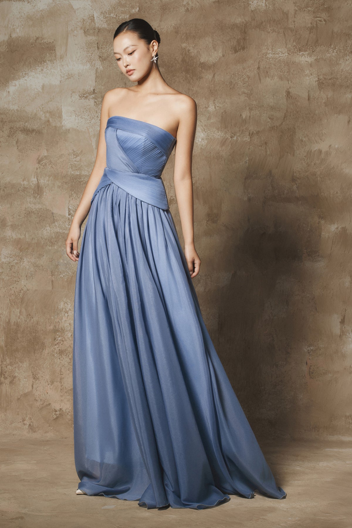 Noon Pleated Maxi Dress