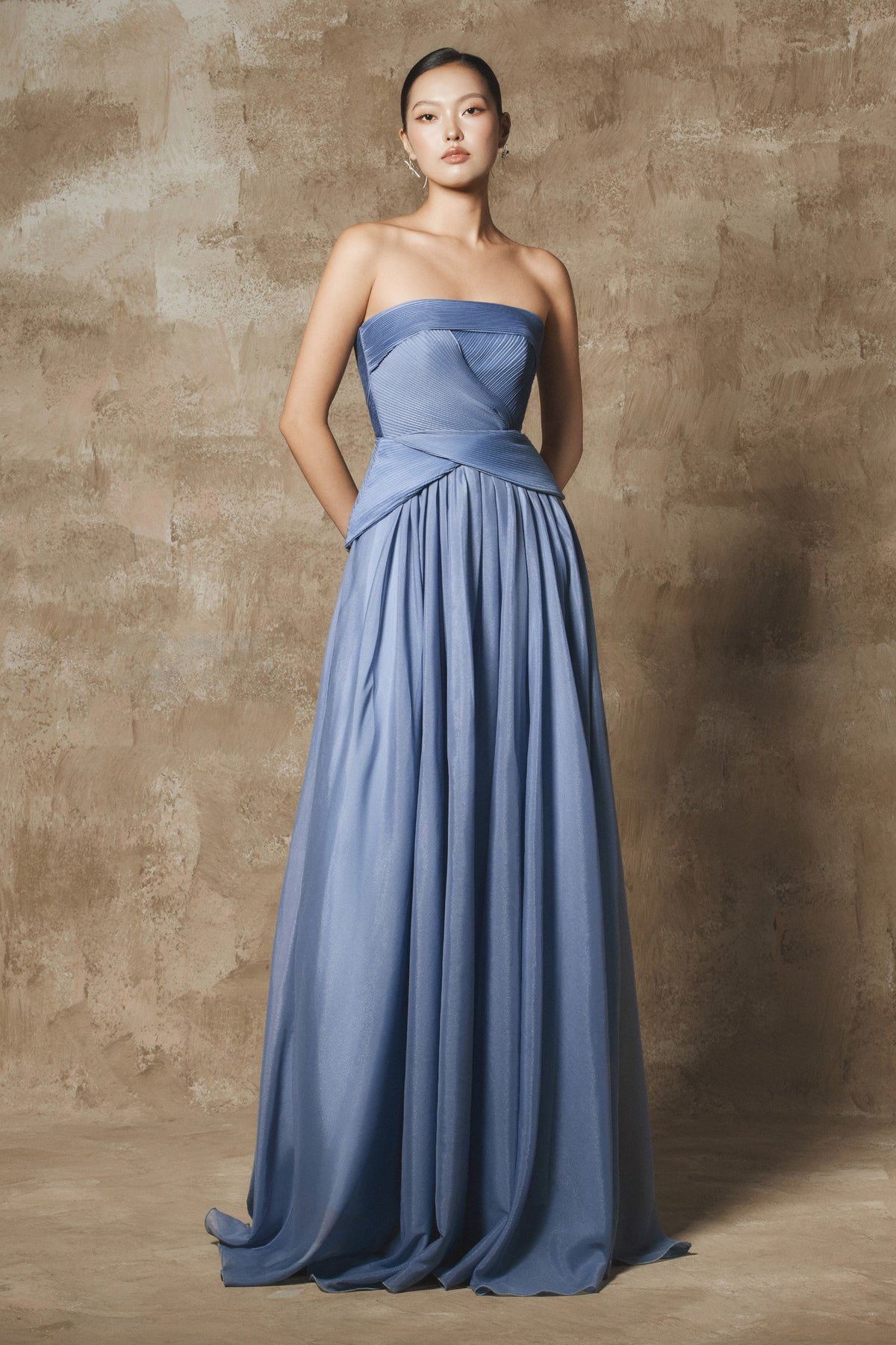 Noon Pleated Maxi Dress