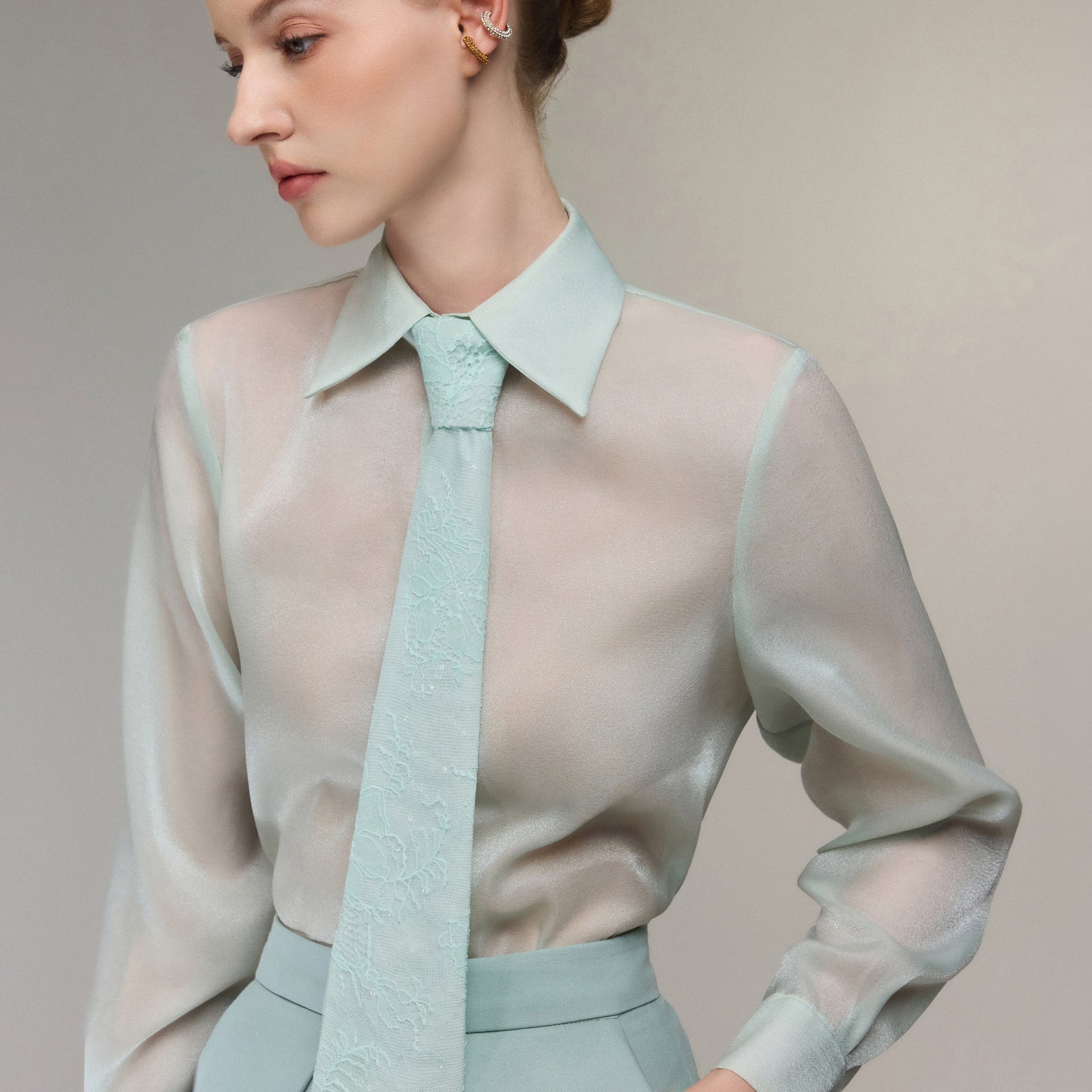 Nacré Collared Shirt - MEAN BLVD