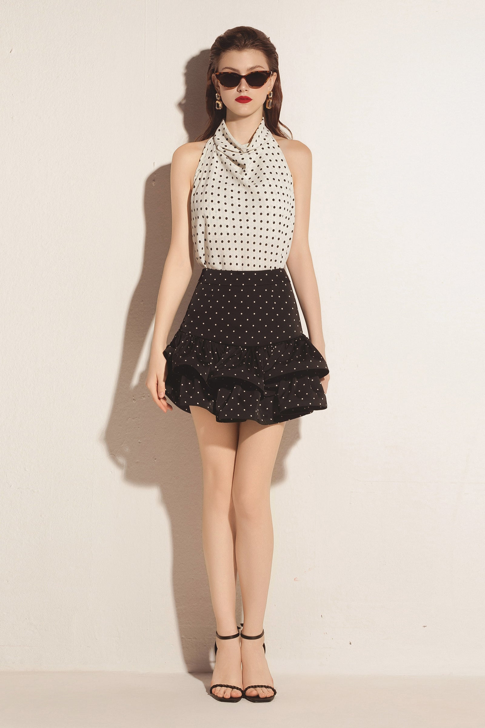 Naelith Ruffle Mini Dress - MEAN BLVD
