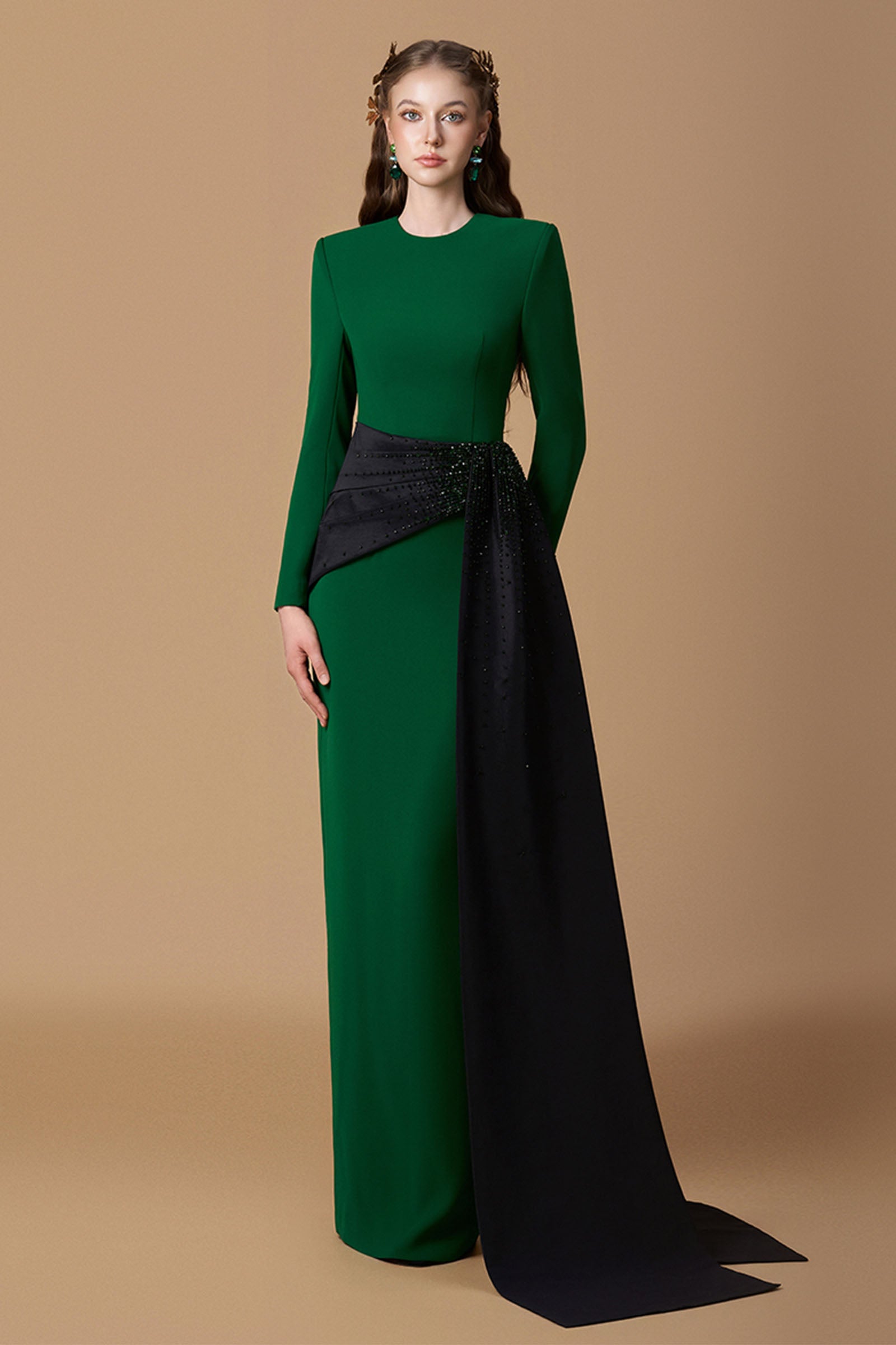 Naeris Round Neck Maxi Dress - MEAN BLVD