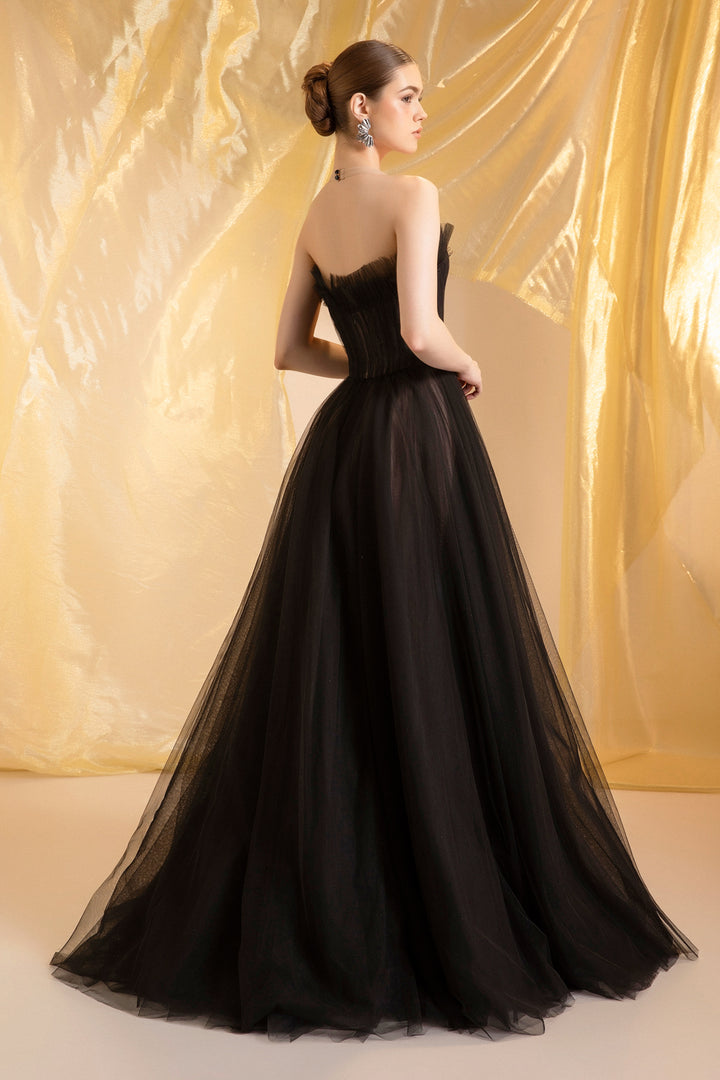 Nancy Halter Neck Ruffle Maxi Dress - MEAN BLVD