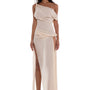 Natalie Ruched Maxi Dress - MEAN BLVD