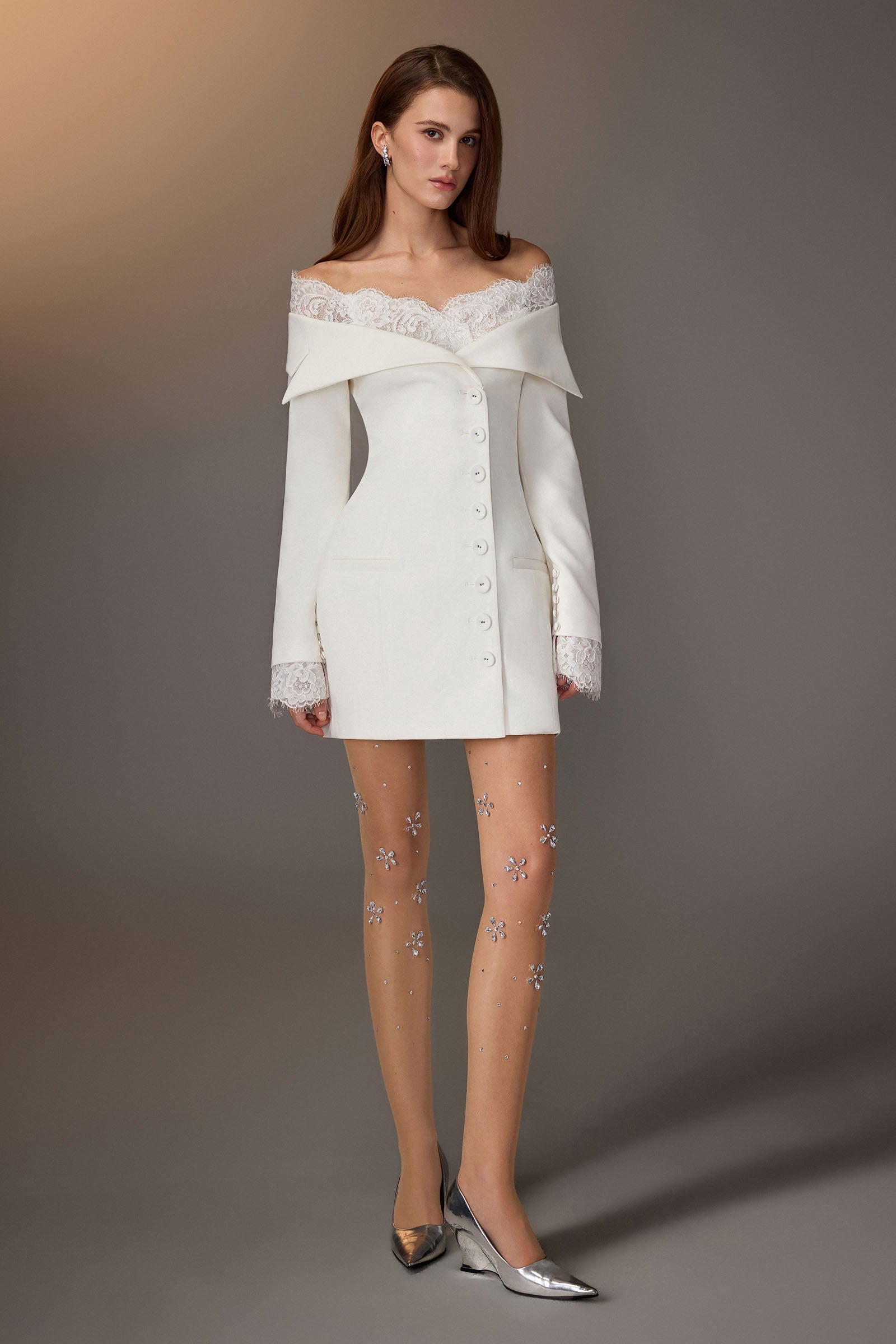 Naya Off-Shoulder Mini Dress - MEAN BLVD