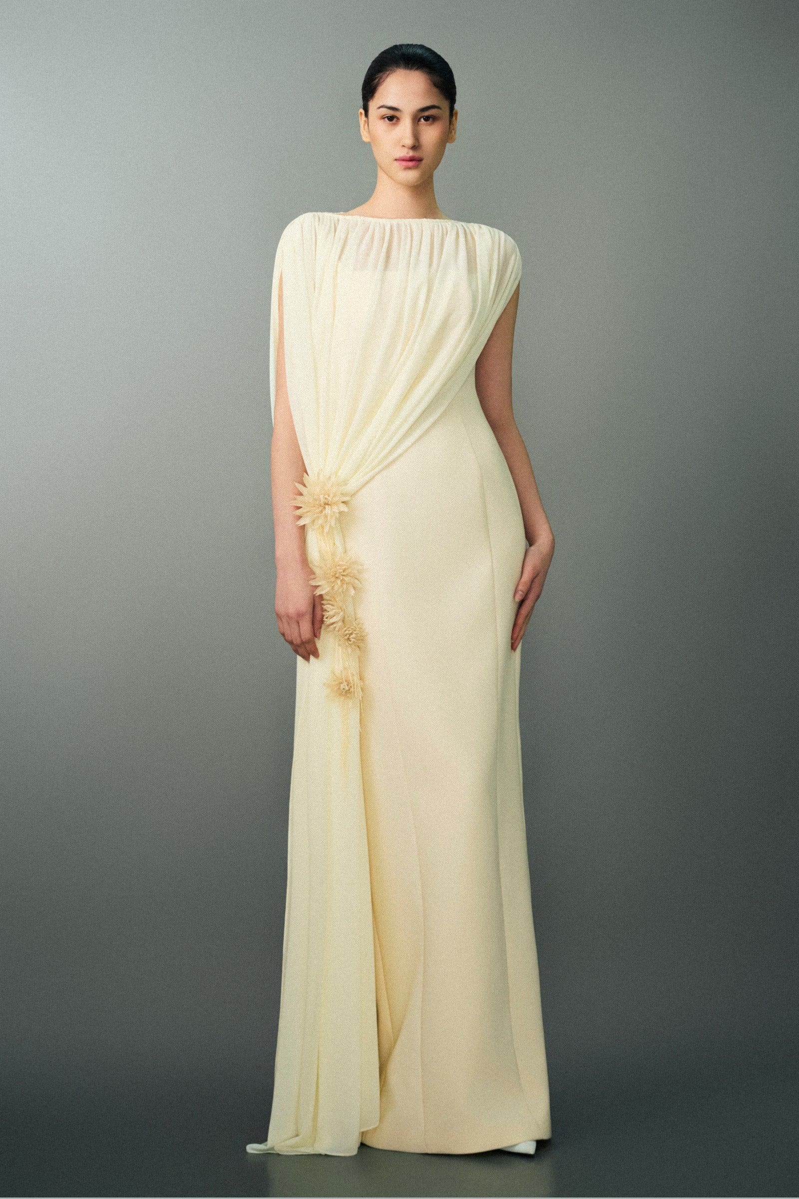 Nayla Boat Neck Maxi Dress - MEAN BLVD