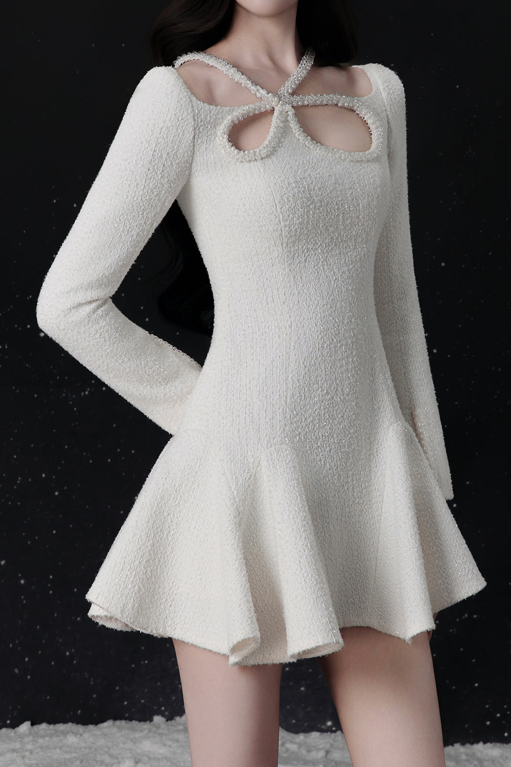 Neige Bead Mini Dress - MEAN BLVD