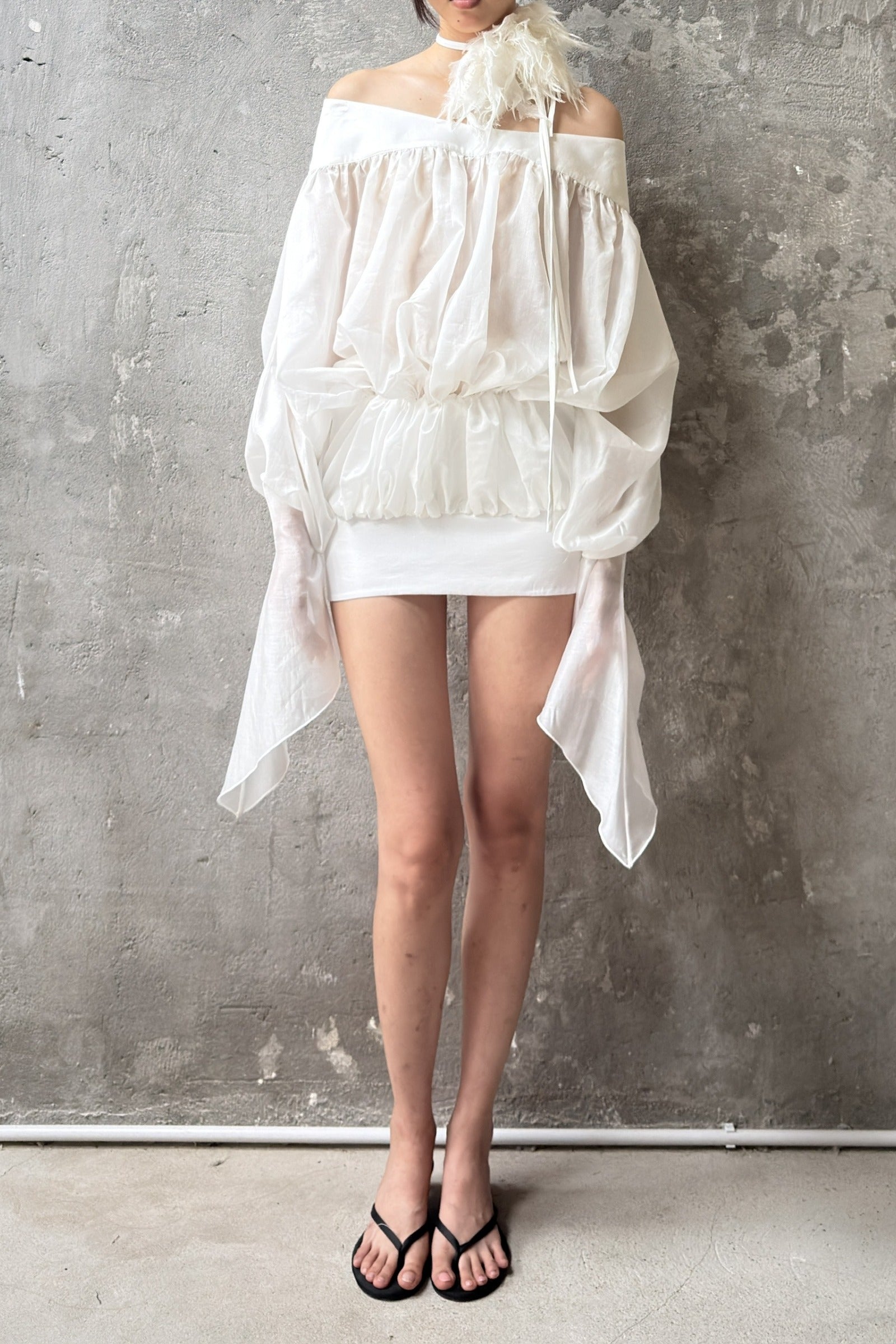 Nerelle Off-Shoulder Mini Dress - MEAN BLVD