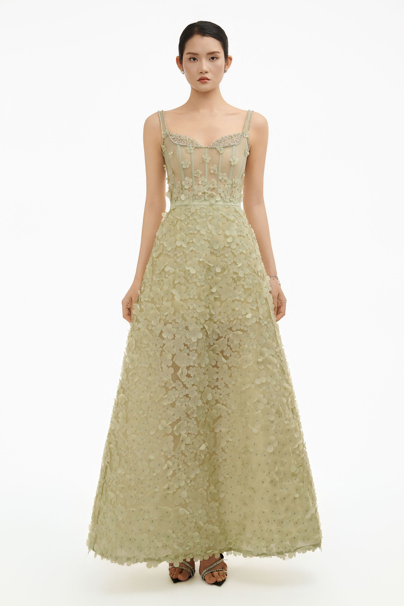 Nerina Applique Maxi Dress - MEAN BLVD