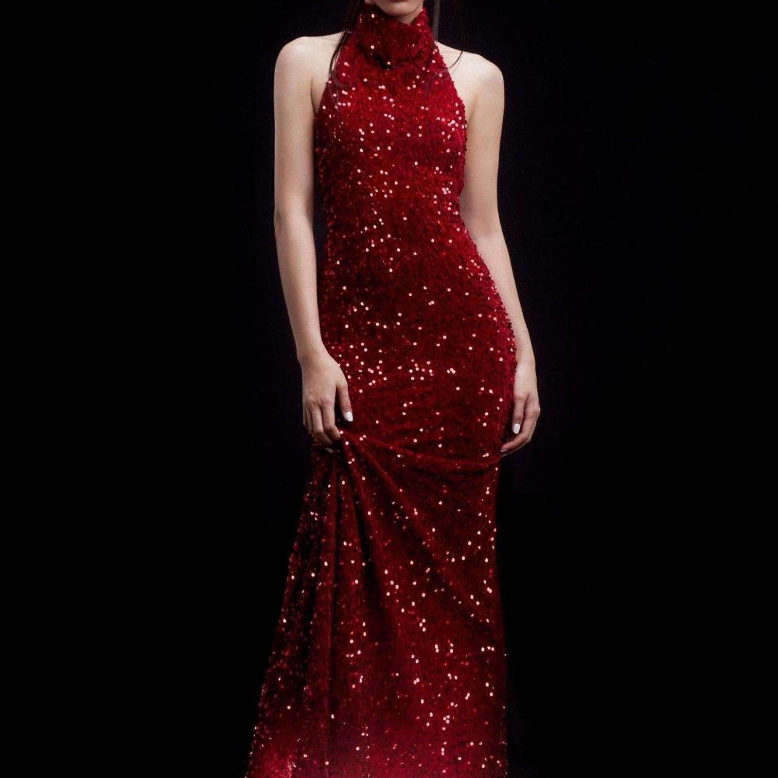 New Moon Sequin Maxi Dress - MEAN BLVD