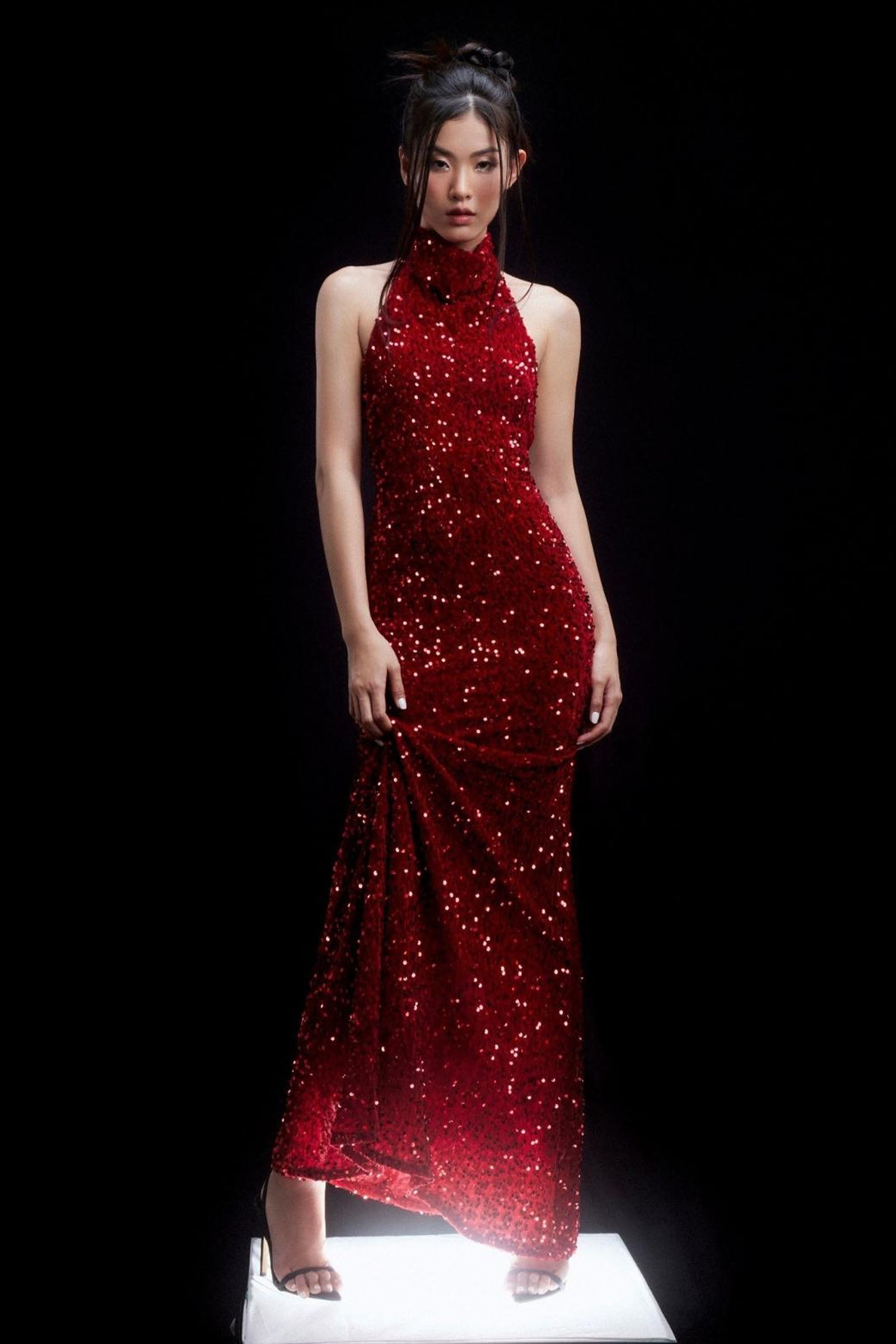 New Moon Sequin Maxi Dress - MEAN BLVD