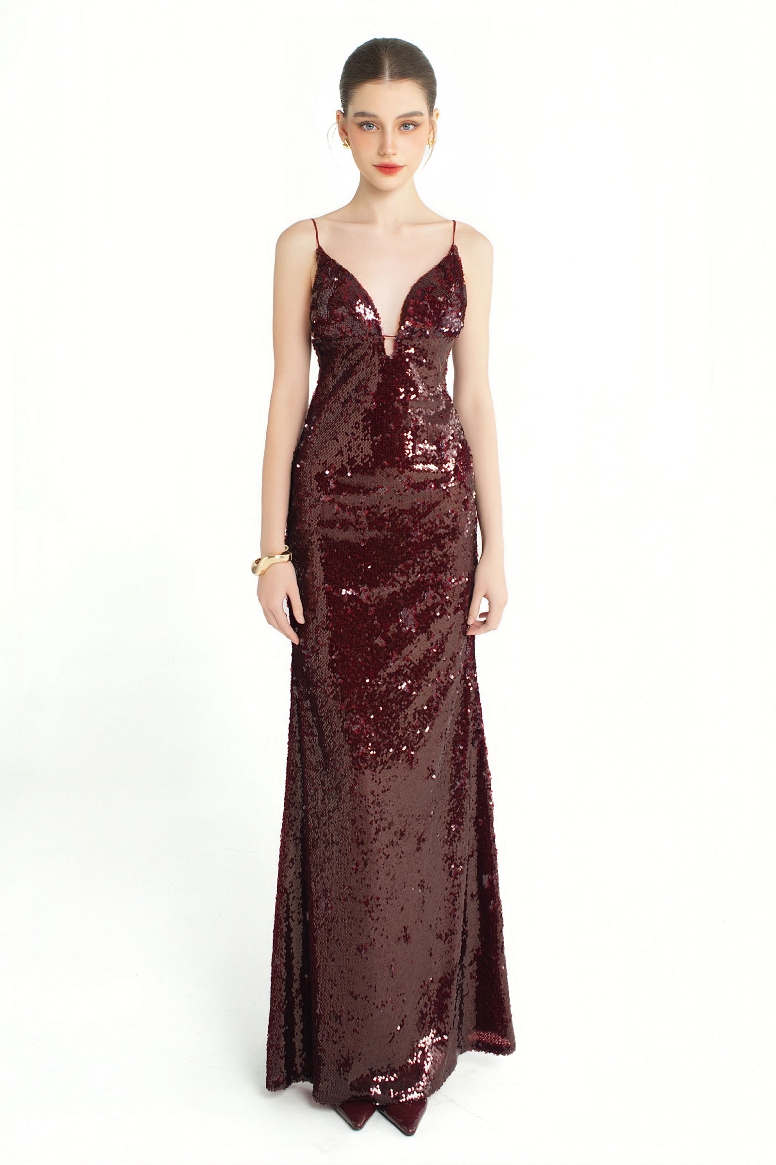 Night Fall Sequin Maxi Dress - MEAN BLVD