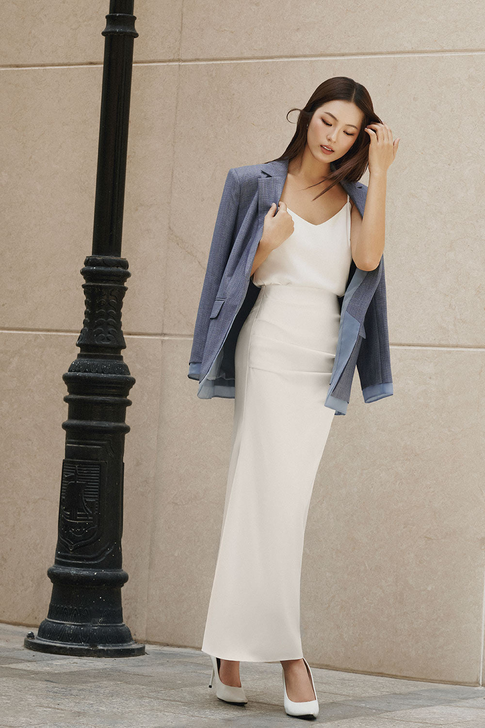 Tho Straight Camisole Polyester Top