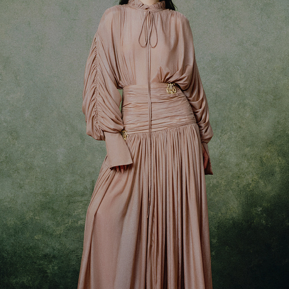 Nocturne Bishop Sleeve Maxi Dress - MEAN BLVD