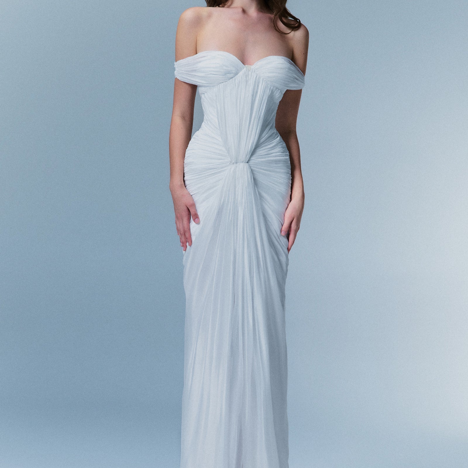 Noelle Ruched Maxi Dress - MEAN BLVD